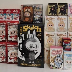 The Monsters Sketch Mega Labubu Vinyl Figure